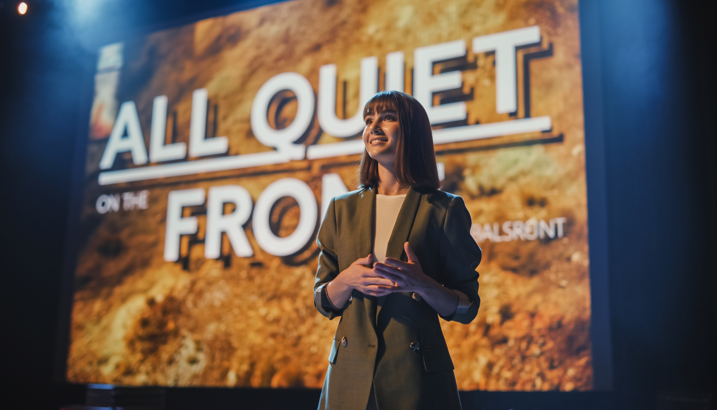 Maria Santos at film premiere